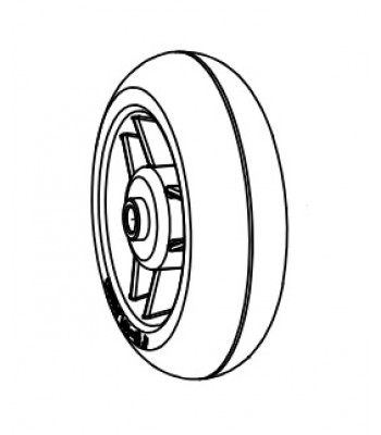 5 inch castor, soft
