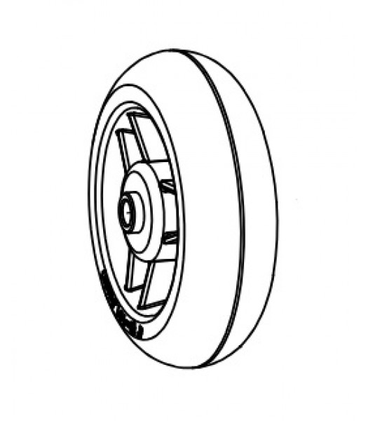 Quickie 5 Inch Soft Wheel Castor